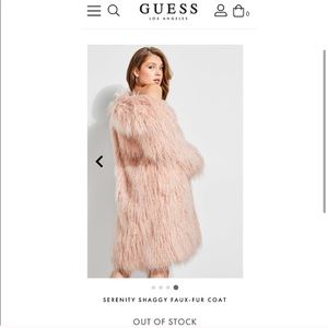 Serenity Shaggy Faux-Fur Guess Coat